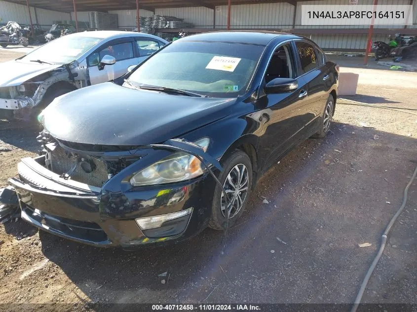 2015 Nissan Altima 2.5 S VIN: 1N4AL3AP8FC164151 Lot: 40712458