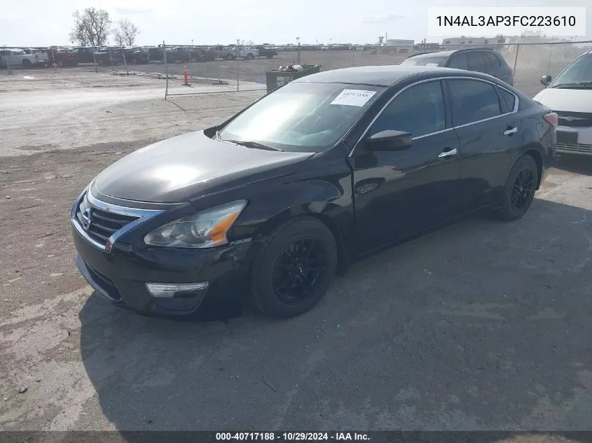 2015 Nissan Altima 2.5 S VIN: 1N4AL3AP3FC223610 Lot: 40717188