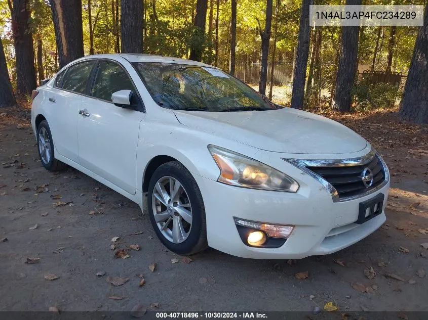 2015 Nissan Altima 2.5 Sv VIN: 1N4AL3AP4FC234289 Lot: 40718496