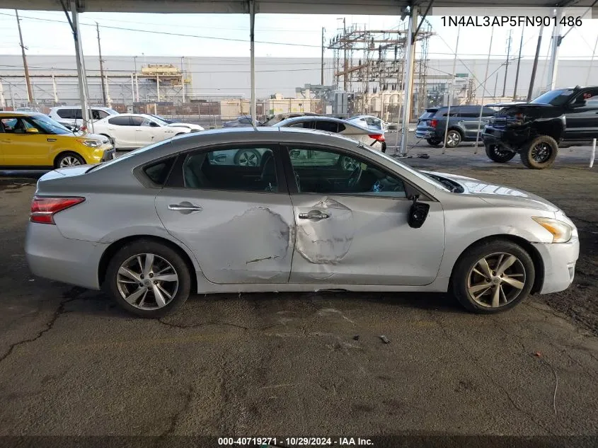 2015 Nissan Altima 2.5/2.5 S/2.5 Sl/2.5 Sv VIN: 1N4AL3AP5FN901486 Lot: 40719271