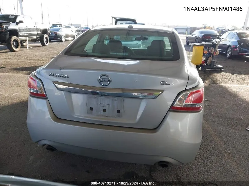 2015 Nissan Altima 2.5/2.5 S/2.5 Sl/2.5 Sv VIN: 1N4AL3AP5FN901486 Lot: 40719271