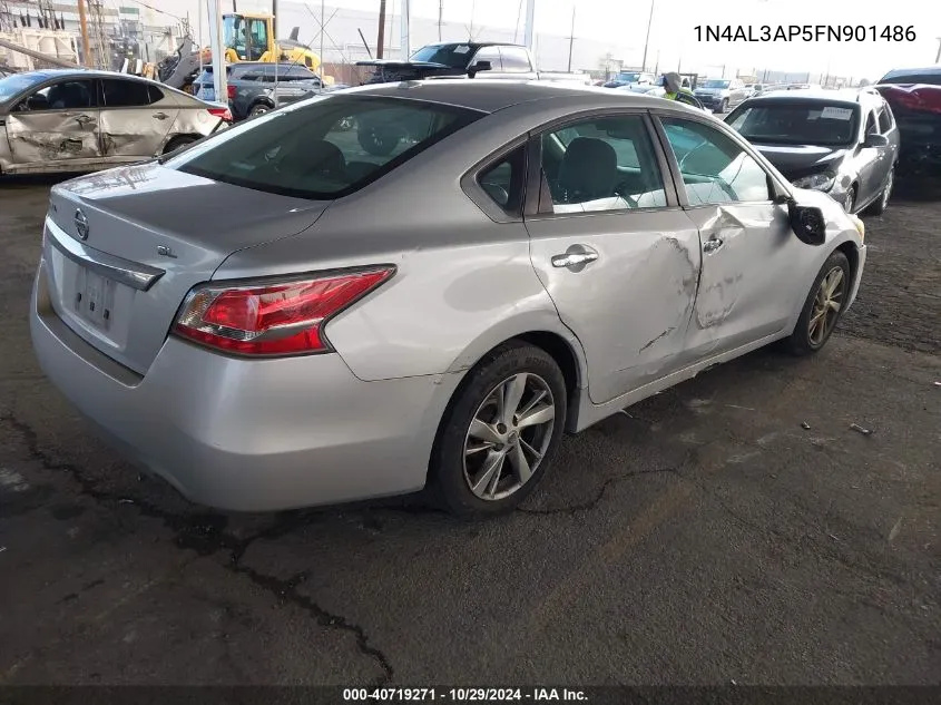 2015 Nissan Altima 2.5/2.5 S/2.5 Sl/2.5 Sv VIN: 1N4AL3AP5FN901486 Lot: 40719271