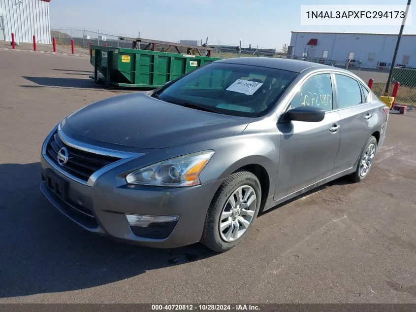 1N4AL3APXFC294173 2015 Nissan Altima 2.5/2.5 S/2.5 Sl/2.5 Sv