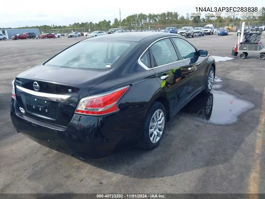 2015 Nissan Altima 2.5/2.5 S/2.5 Sl/2.5 Sv VIN: 1N4AL3AP3FC283838 Lot: 40723202