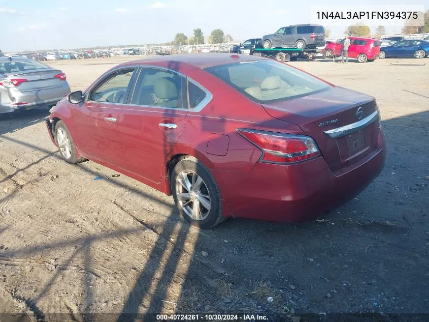 1N4AL3AP1FN394375 2015 Nissan Altima 2.5/S/Sv/Sl