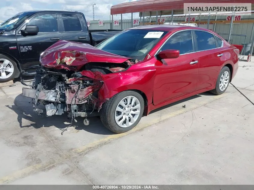 2015 Nissan Altima 2.5 S VIN: 1N4AL3AP5FN882275 Lot: 40726904