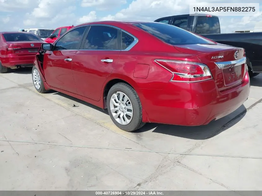 2015 Nissan Altima 2.5 S VIN: 1N4AL3AP5FN882275 Lot: 40726904