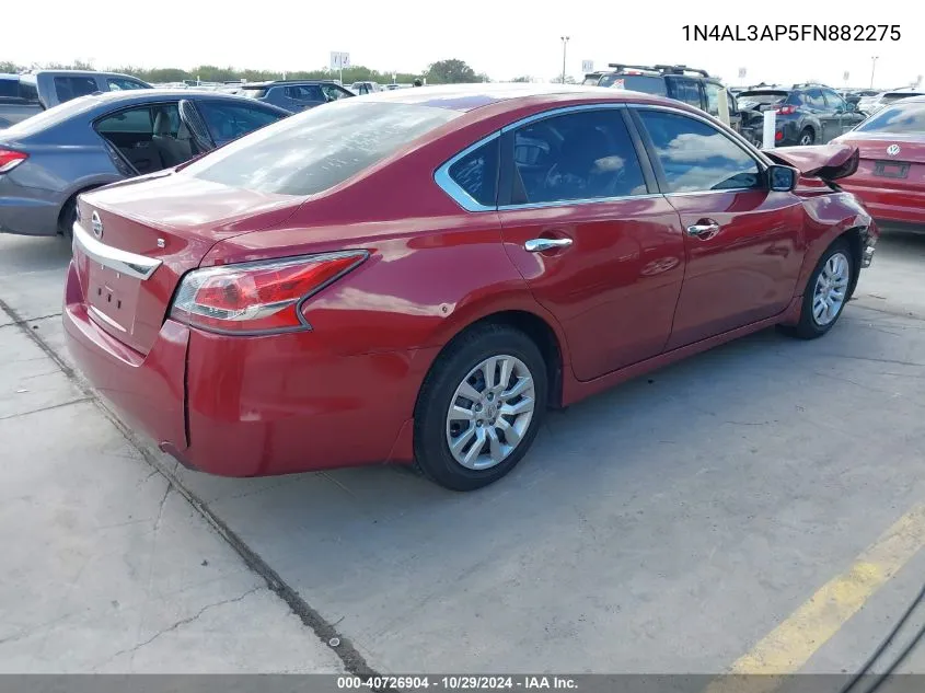 2015 Nissan Altima 2.5 S VIN: 1N4AL3AP5FN882275 Lot: 40726904