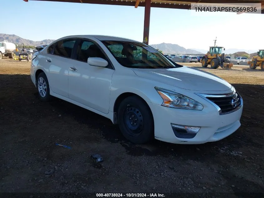 2015 Nissan Altima 2.5 S VIN: 1N4AL3AP5FC569836 Lot: 40738024