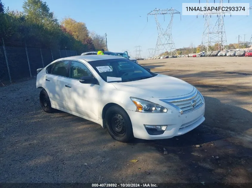 2015 Nissan Altima 2.5 S VIN: 1N4AL3AP4FC293374 Lot: 40739892