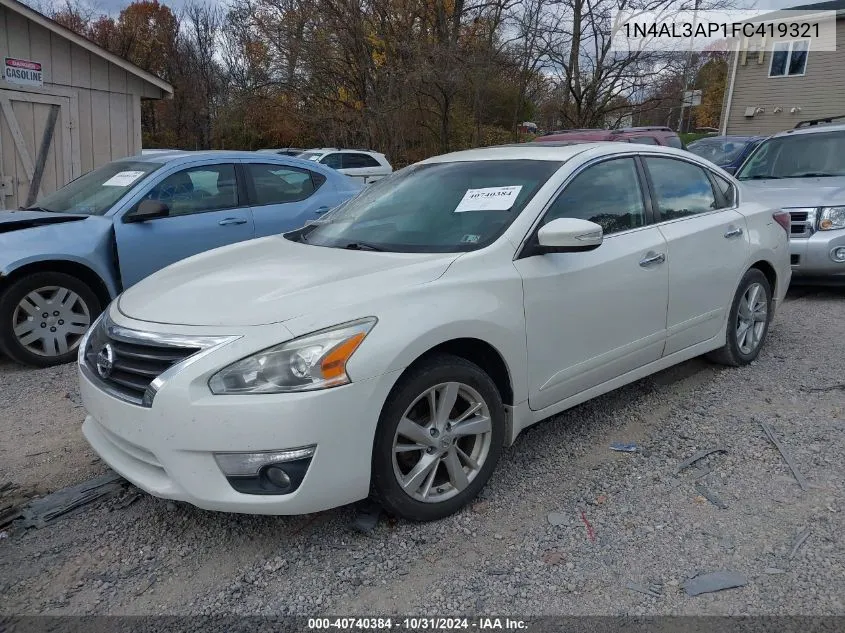 1N4AL3AP1FC419321 2015 Nissan Altima 2.5 Sv