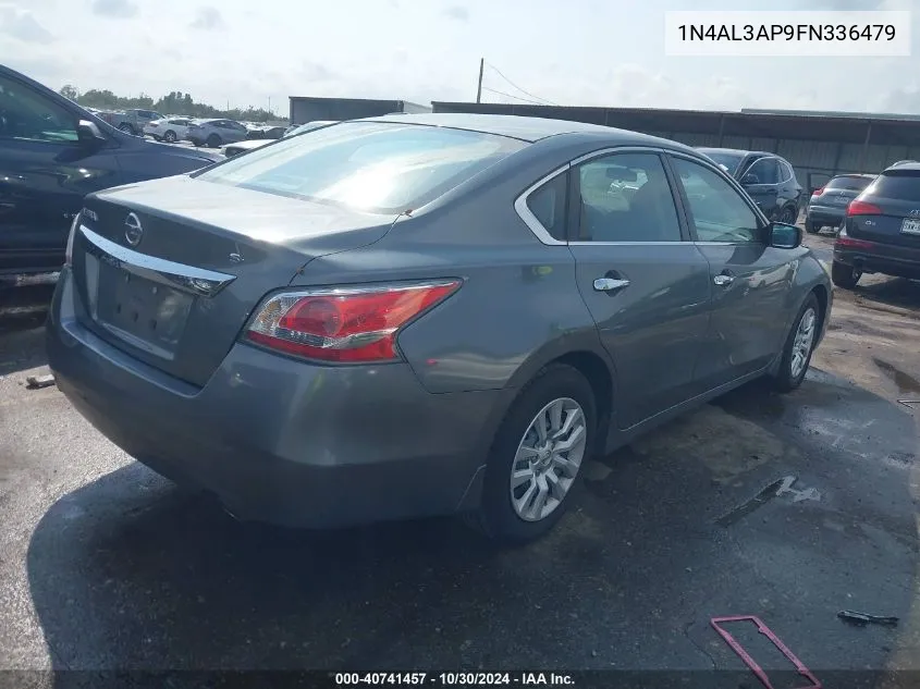 2015 Nissan Altima 2.5 S VIN: 1N4AL3AP9FN336479 Lot: 40741457