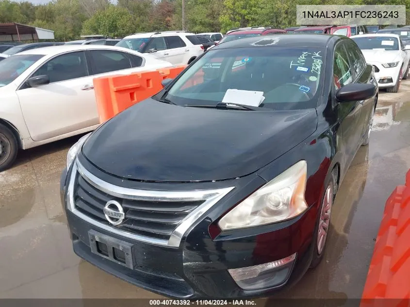 1N4AL3AP1FC236243 2015 Nissan Altima 2.5/2.5 S/2.5 Sl/2.5 Sv