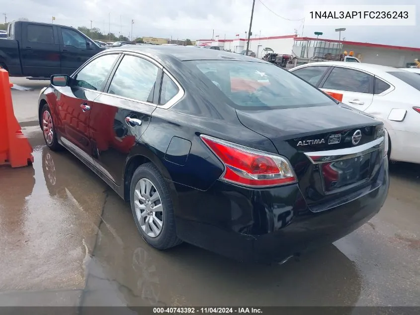 1N4AL3AP1FC236243 2015 Nissan Altima 2.5/2.5 S/2.5 Sl/2.5 Sv