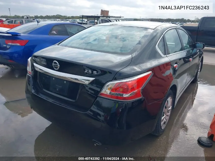 1N4AL3AP1FC236243 2015 Nissan Altima 2.5/2.5 S/2.5 Sl/2.5 Sv