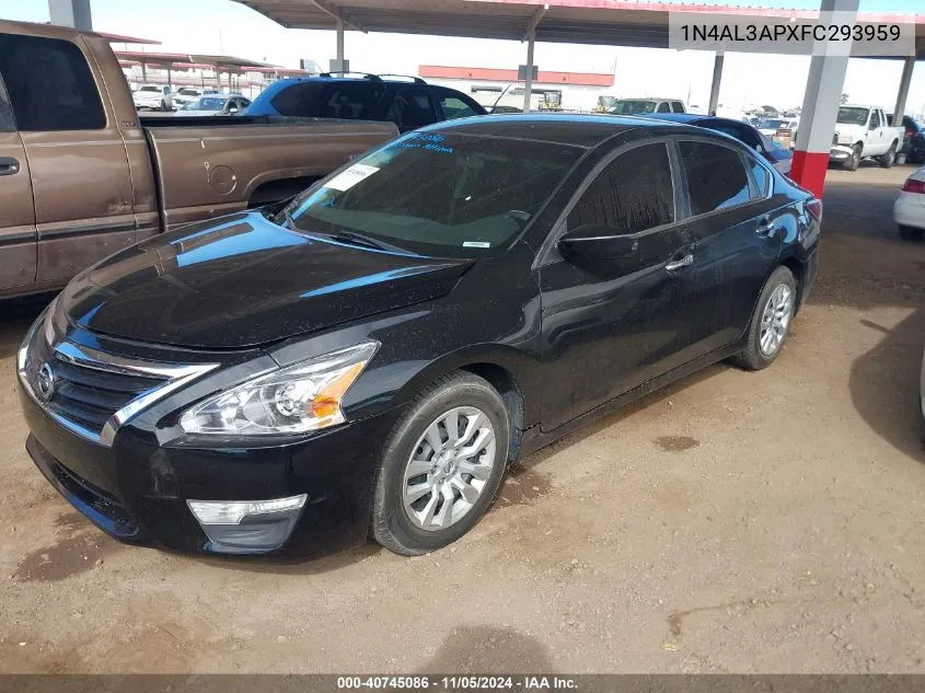 2015 Nissan Altima 2.5/2.5 S/2.5 Sl/2.5 Sv VIN: 1N4AL3APXFC293959 Lot: 40745086