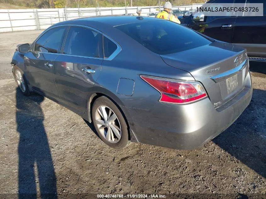 2015 Nissan Altima 2.5 Sv VIN: 1N4AL3AP6FC483726 Lot: 40748768