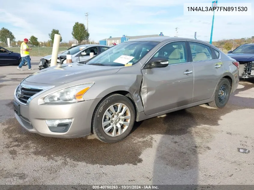 2015 Nissan Altima 2.5/2.5 S/2.5 Sl/2.5 Sv VIN: 1N4AL3AP7FN891530 Lot: 40750263