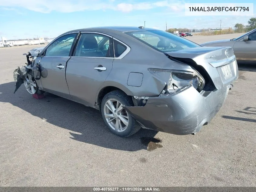 2015 Nissan Altima 2.5 Sl VIN: 1N4AL3AP8FC447794 Lot: 40755277