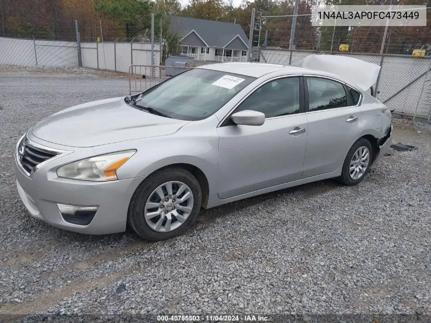 2015 Nissan Altima 2.5/S/Sv/Sl VIN: 1N4AL3AP0FC473449 Lot: 40755503