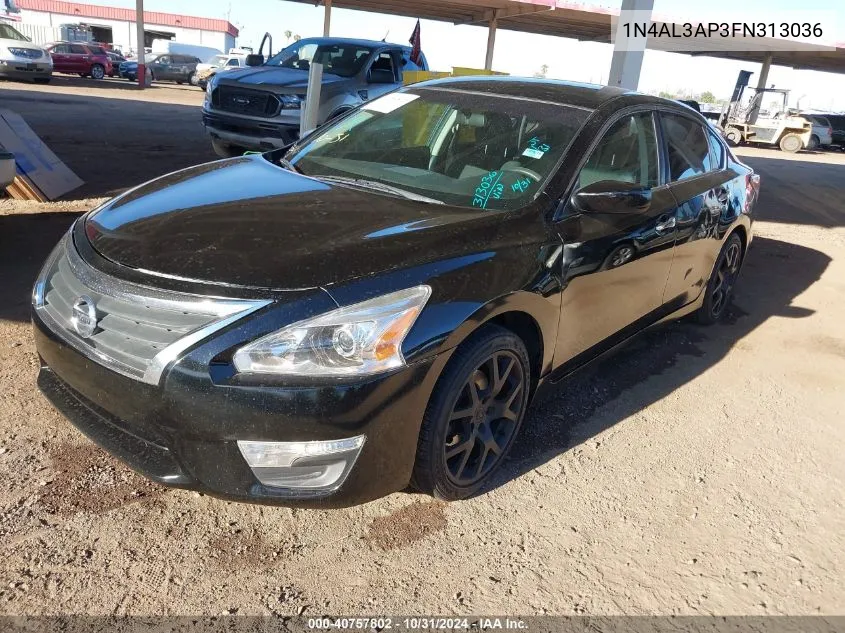 2015 Nissan Altima 2.5/2.5 S/2.5 Sl/2.5 Sv VIN: 1N4AL3AP3FN313036 Lot: 40757802