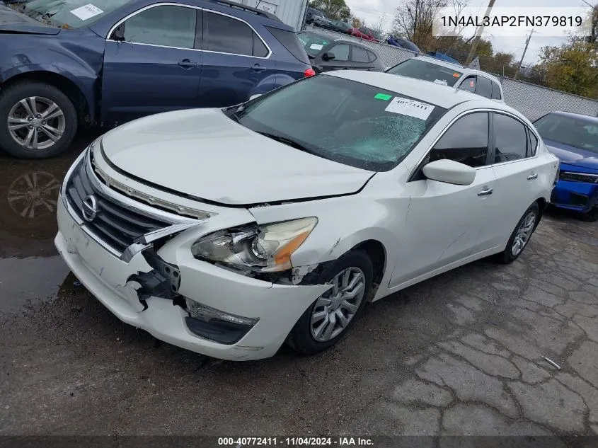 2015 Nissan Altima 2.5/2.5 S/2.5 Sl/2.5 Sv VIN: 1N4AL3AP2FN379819 Lot: 40772411