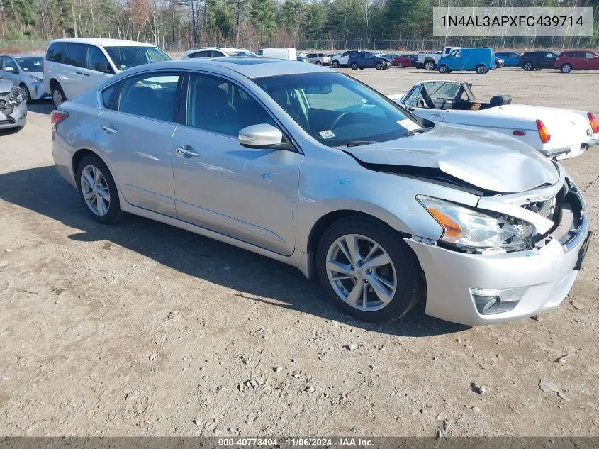 2015 Nissan Altima 2.5 Sl VIN: 1N4AL3APXFC439714 Lot: 40773404