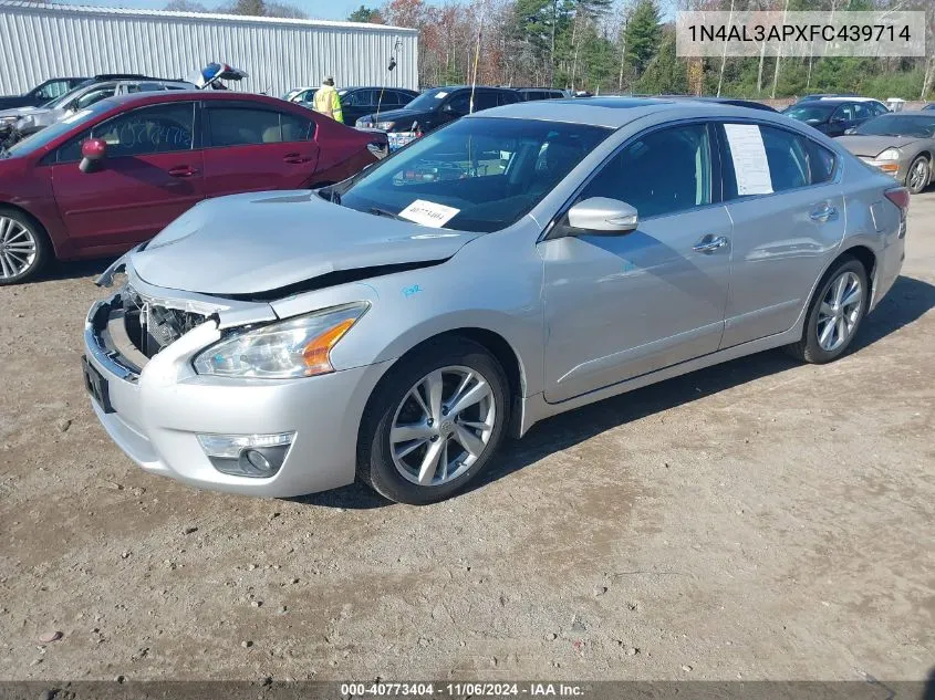 2015 Nissan Altima 2.5 Sl VIN: 1N4AL3APXFC439714 Lot: 40773404