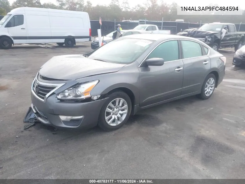 2015 Nissan Altima 2.5 S VIN: 1N4AL3AP9FC484594 Lot: 40783177