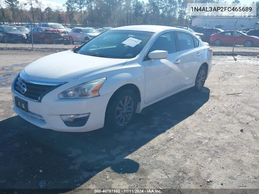 2015 Nissan Altima 2.5 S VIN: 1N4AL3AP2FC465689 Lot: 40787852