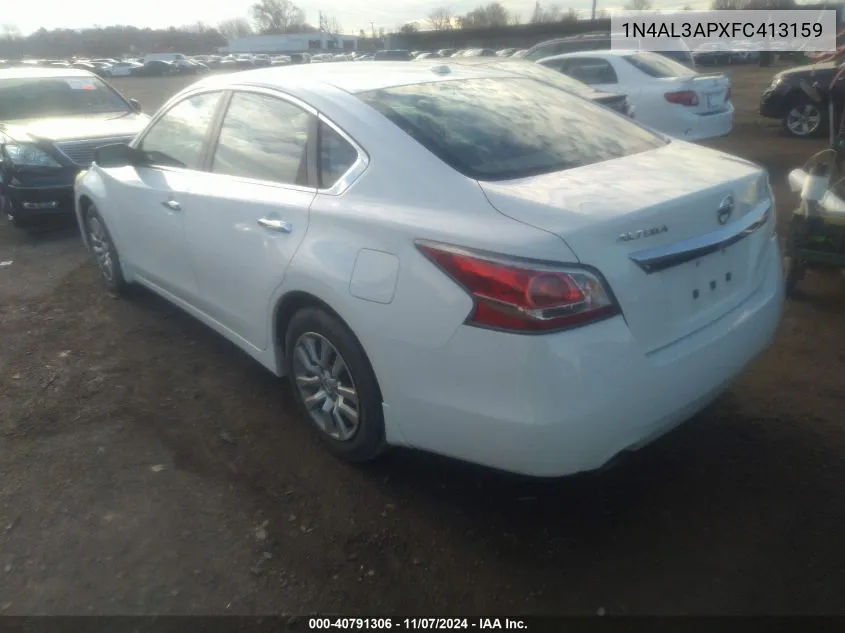 2015 Nissan Altima 2.5 S VIN: 1N4AL3APXFC413159 Lot: 40791306