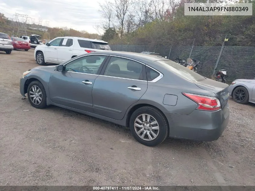 2015 Nissan Altima 2.5 S VIN: 1N4AL3AP9FN880349 Lot: 40797411