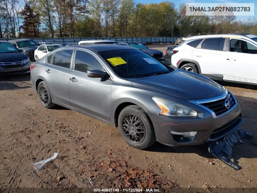 2015 Nissan Altima 2.5/2.5 S/2.5 Sl/2.5 Sv VIN: 1N4AL3AP2FN882783 Lot: 40807749