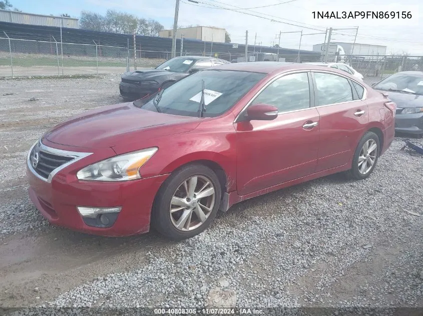 2015 Nissan Altima 2.5 Sl VIN: 1N4AL3AP9FN869156 Lot: 40808305