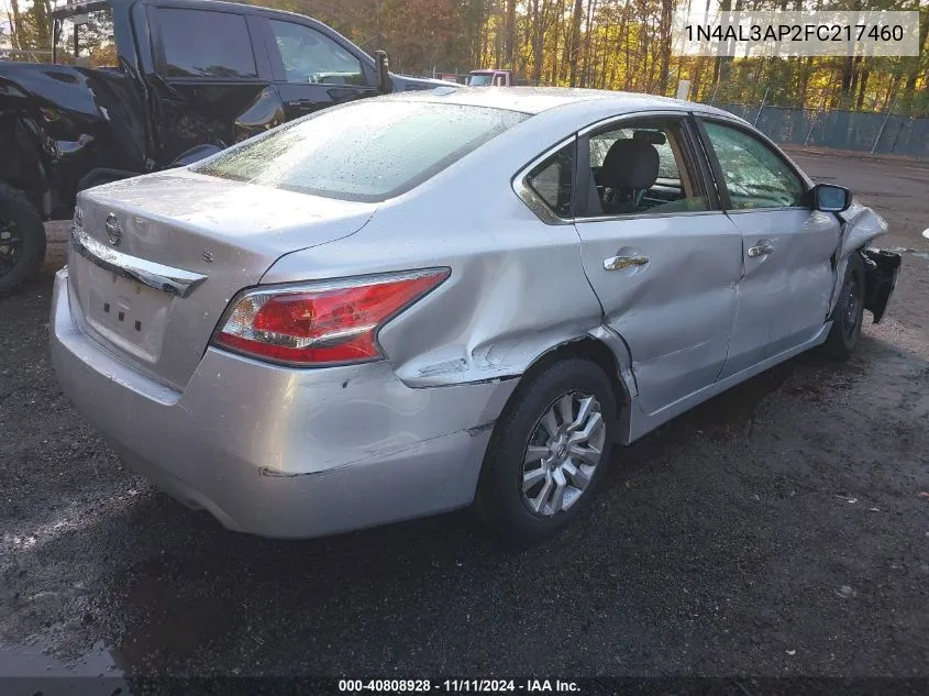 2015 Nissan Altima 2.5 S VIN: 1N4AL3AP2FC217460 Lot: 40808928