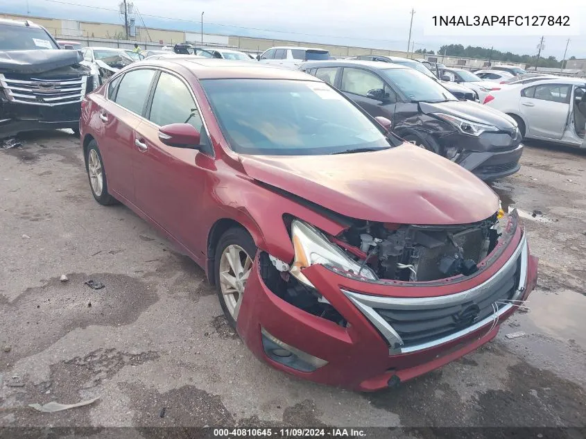 1N4AL3AP4FC127842 2015 Nissan Altima 2.5 Sv