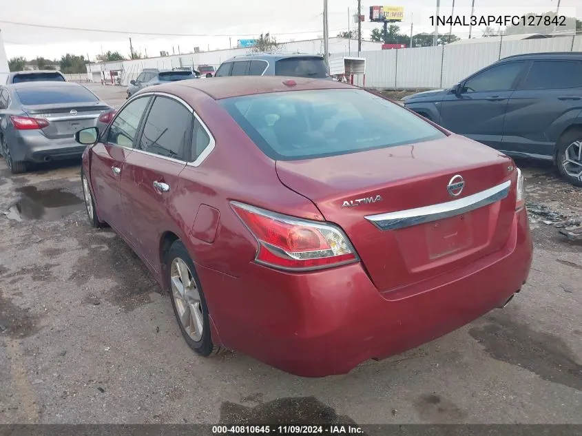 1N4AL3AP4FC127842 2015 Nissan Altima 2.5 Sv