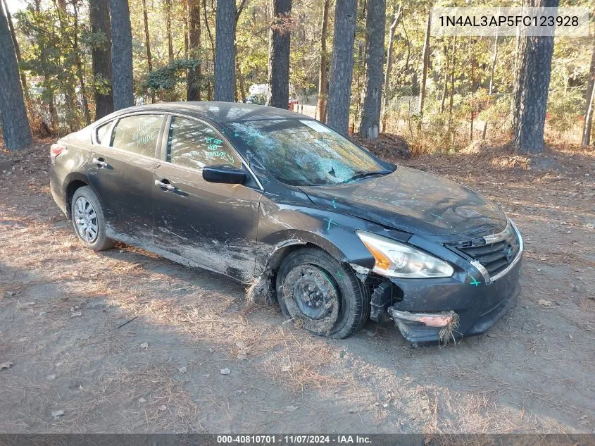 2015 Nissan Altima 2.5 S VIN: 1N4AL3AP5FC123928 Lot: 40810701