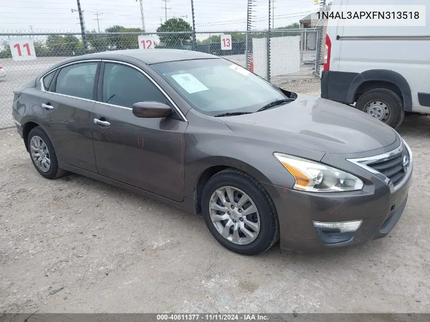 2015 Nissan Altima 2.5/2.5 S/2.5 Sl/2.5 Sv VIN: 1N4AL3APXFN313518 Lot: 40811377