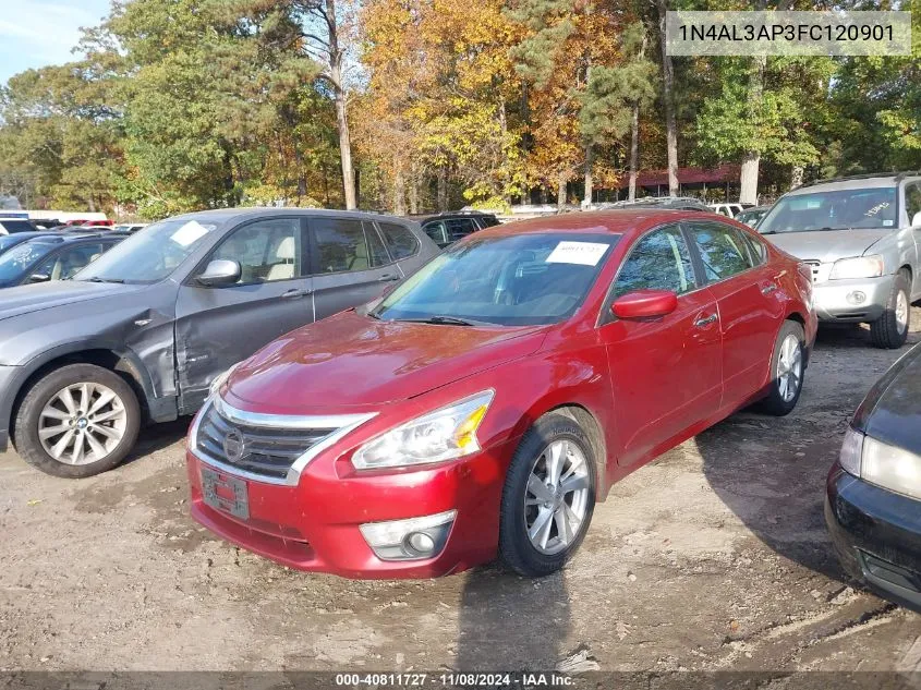 1N4AL3AP3FC120901 2015 Nissan Altima 2.5 Sv