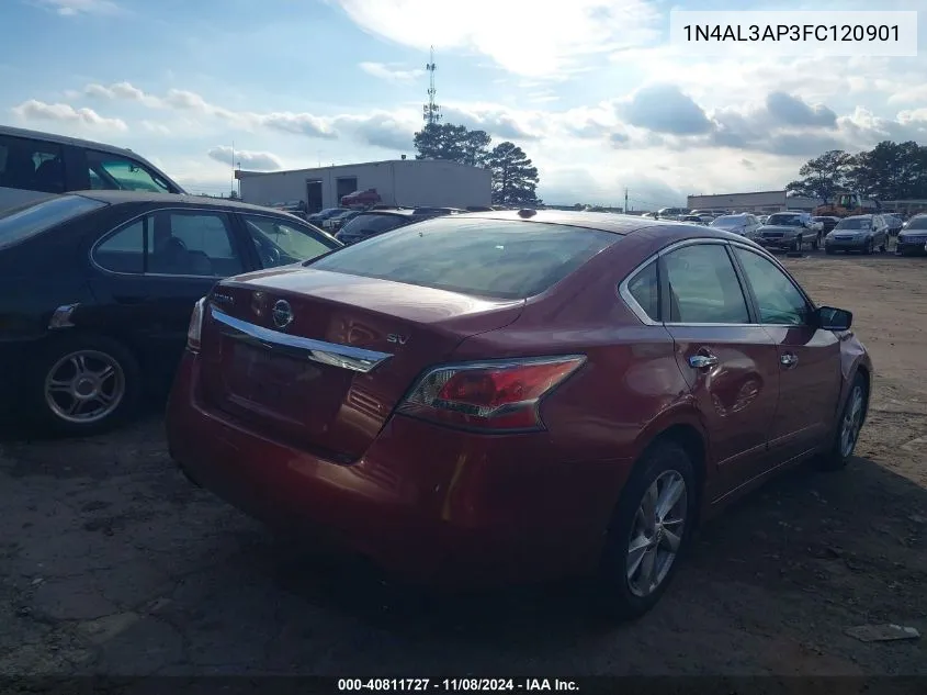 1N4AL3AP3FC120901 2015 Nissan Altima 2.5 Sv