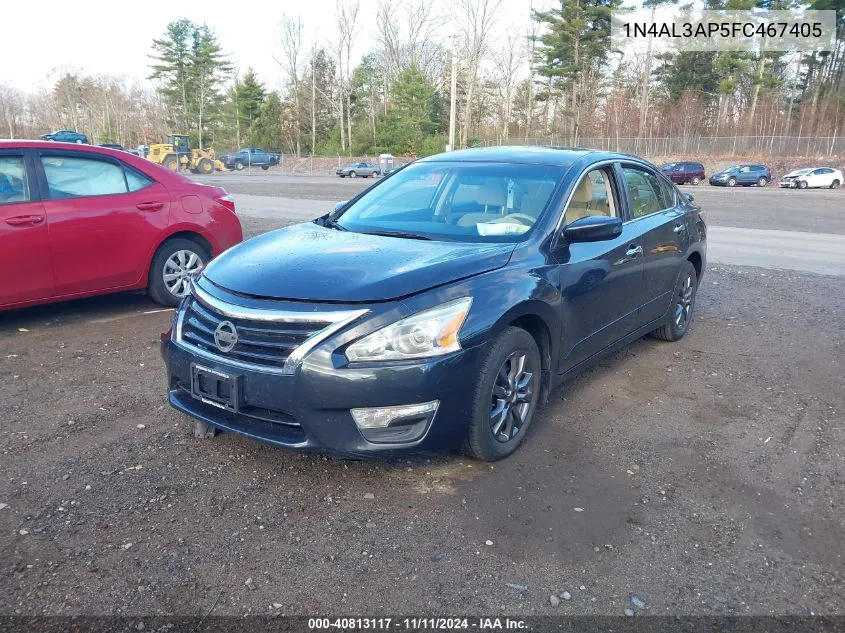 2015 Nissan Altima 2.5 S VIN: 1N4AL3AP5FC467405 Lot: 40813117