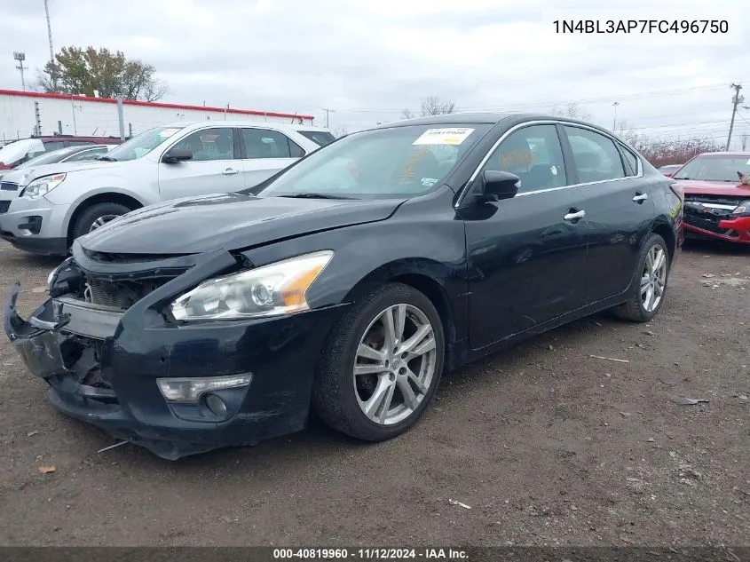 2015 Nissan Altima 3.5 S/3.5 Sl/3.5 Sv VIN: 1N4BL3AP7FC496750 Lot: 40819960