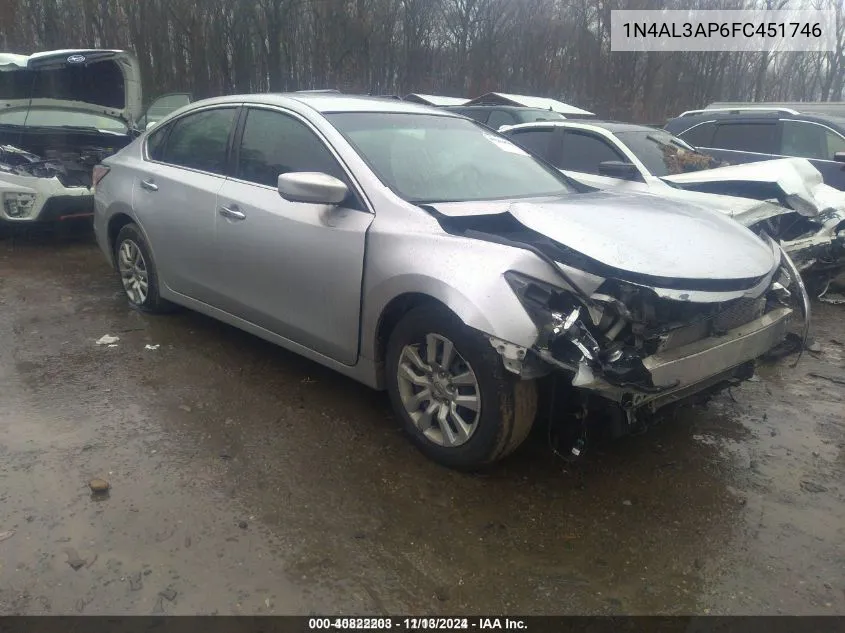 1N4AL3AP6FC451746 2015 Nissan Altima 2.5/2.5 S/2.5 Sl/2.5 Sv