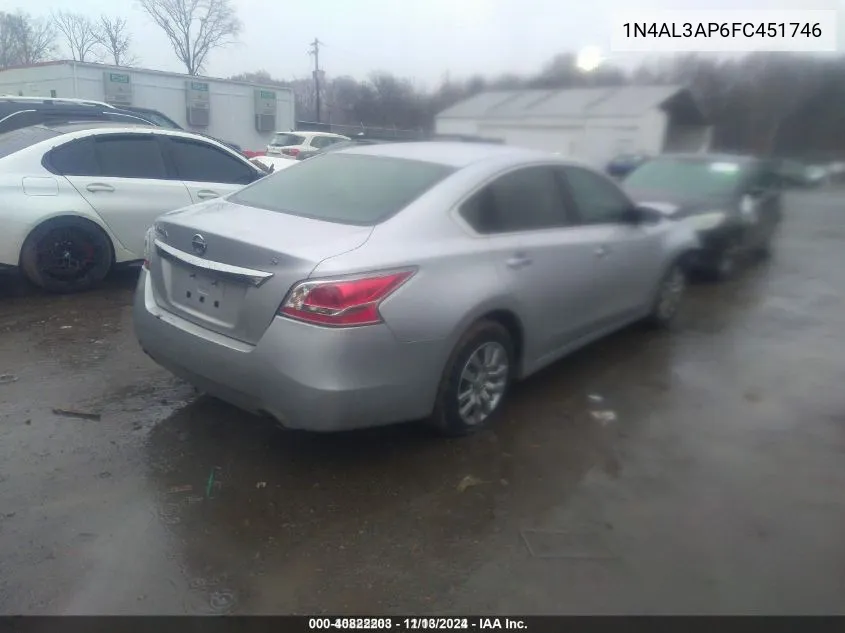 1N4AL3AP6FC451746 2015 Nissan Altima 2.5/2.5 S/2.5 Sl/2.5 Sv