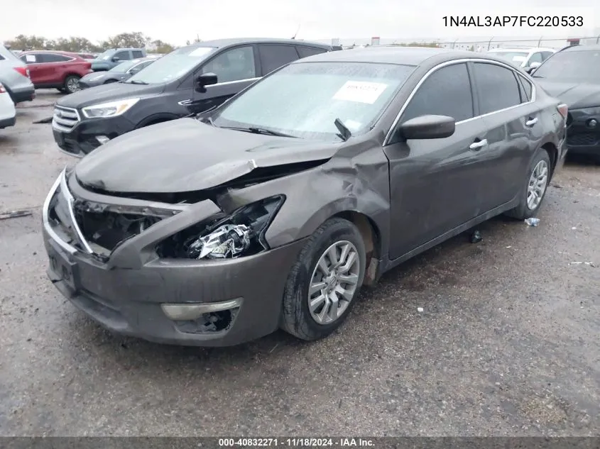 1N4AL3AP7FC220533 2015 Nissan Altima 2.5 S