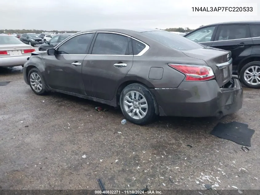 1N4AL3AP7FC220533 2015 Nissan Altima 2.5 S