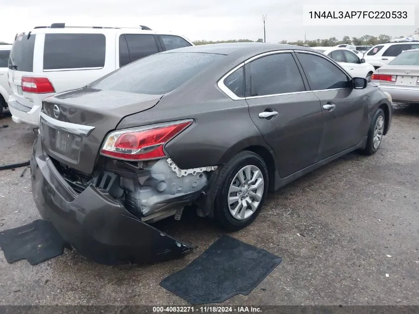 1N4AL3AP7FC220533 2015 Nissan Altima 2.5 S