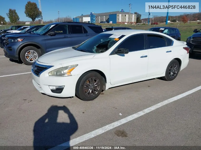 2015 Nissan Altima 2.5 S VIN: 1N4AL3AP5FC446828 Lot: 40840336