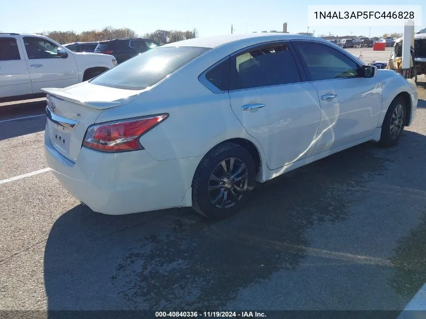 2015 Nissan Altima 2.5 S VIN: 1N4AL3AP5FC446828 Lot: 40840336